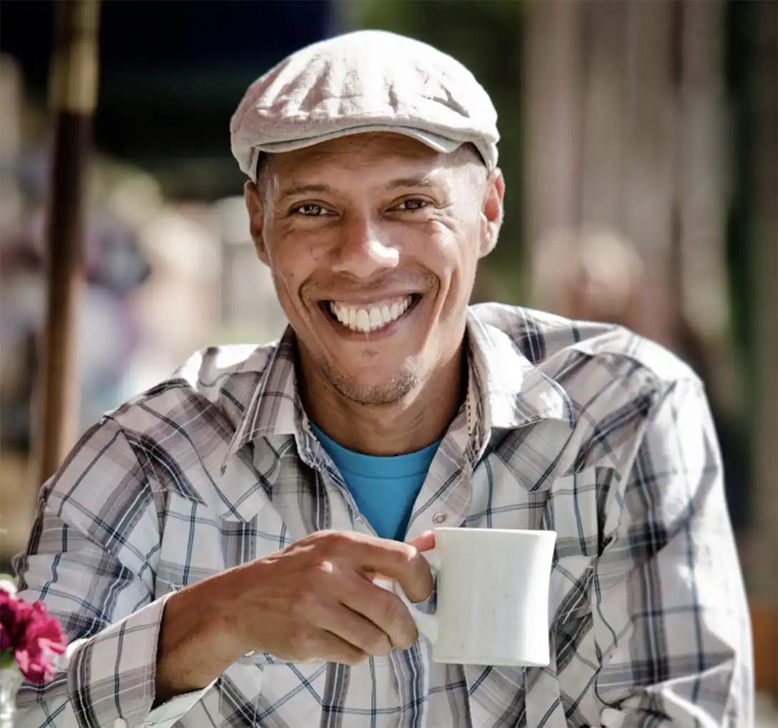 Portrait of Sanders Anderson Founder of Be True Design