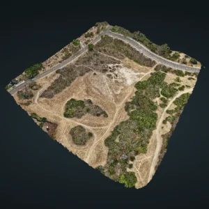 A 3D textured mesh of the Indian Head Canyon Open Space in Encinitas, California